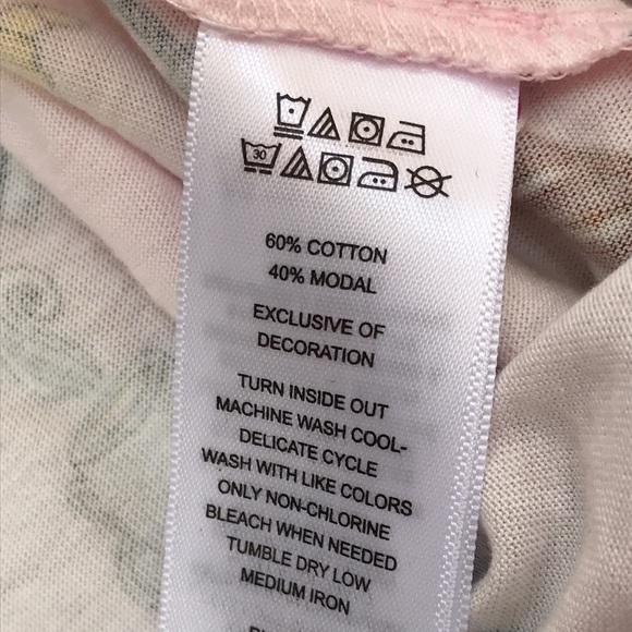 Isaac Mizrahi sleepwear women’s XL pink printed pajama bottom. - Picture 7 of 8